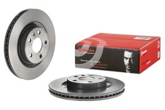 Brembo Front Left or Right 296mm Vented Disc Brake Rotor For Volvo XC40 19-22