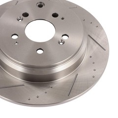 Rear Drilled Slotted Brake Rotors For ACURA MDX 2010 2011 2012 2013 ZDX