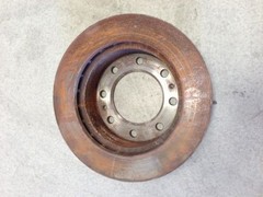 01 02 03 04 05 06 07 08 09 10 SILVERADO 3500 8 LUG FRONT BRAKE ROTOR, USED 12303