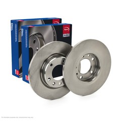 2x APEC Rear Brake Discs For PEUGEOT RIFTER 1.5 BlueHDi 100 2018- SDK6821