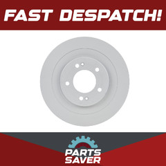 2x Brake Discs Pair Solid fits HYUNDAI i40 VF 2.0 Rear 11 to 18 G4NC 300mm