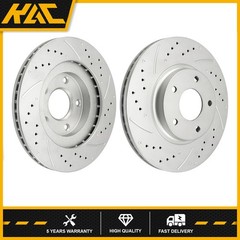 11.65″ Front Drilled & Slotted Rotors For 2005-2006 Nissan Altima 2.5L 31306