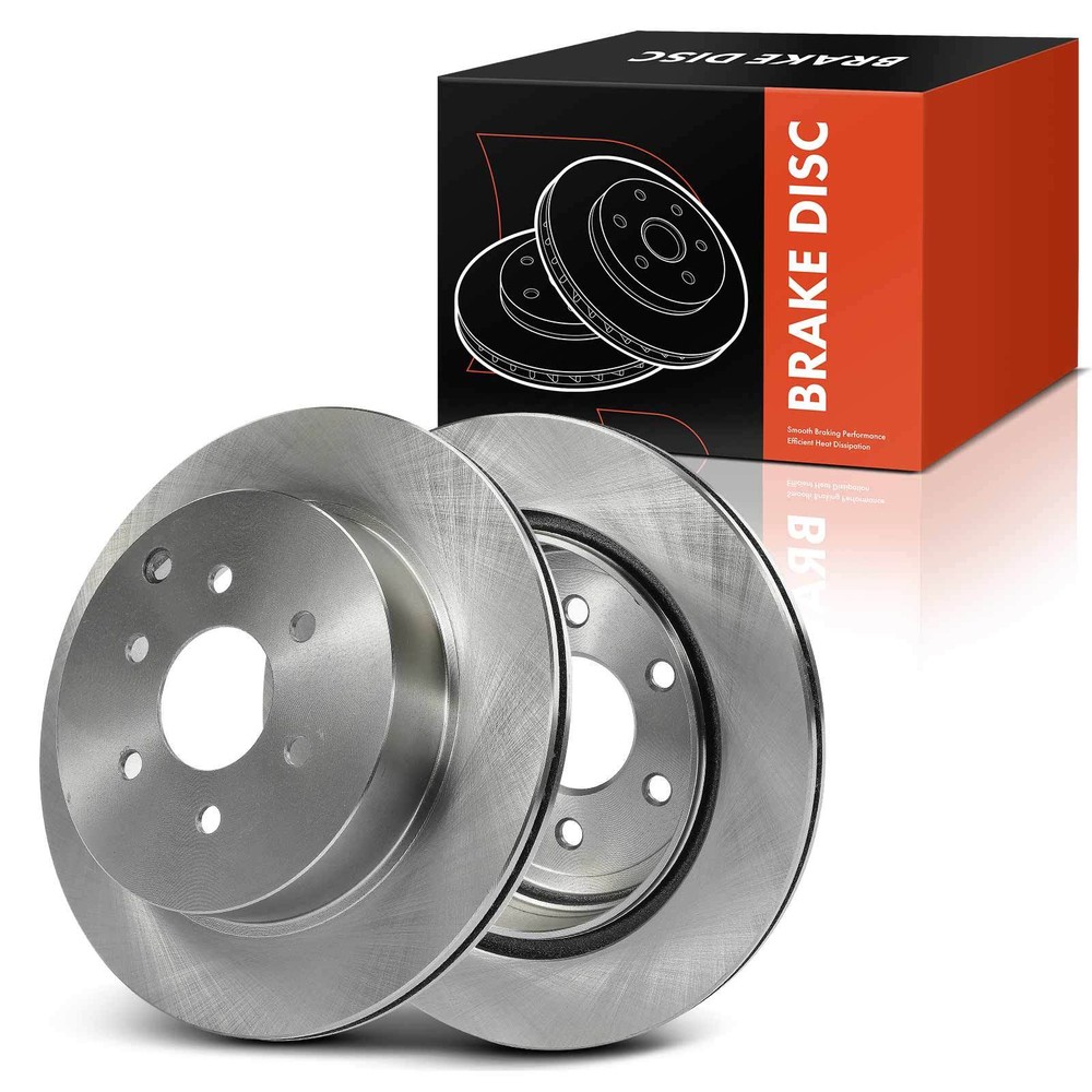 2x Rear Left&Right Disc Brake Rotor for Nissan Pathfinder 2005-2012 6Stud 308mm
