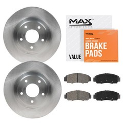 Front Brake Rotors + Ceramic Pads for 2019 2020 2021 2022 2023 Volvo XC40
