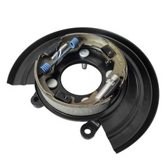 Rear Passenger Parking Brake Assembly w/ Backing Plate for Ford F-250 Super Duty