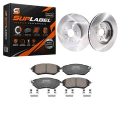 11.89inch Rear Disc Rotors Brake Pads Kit for 2013-2016 Ford Fusion Lincoln MKZ