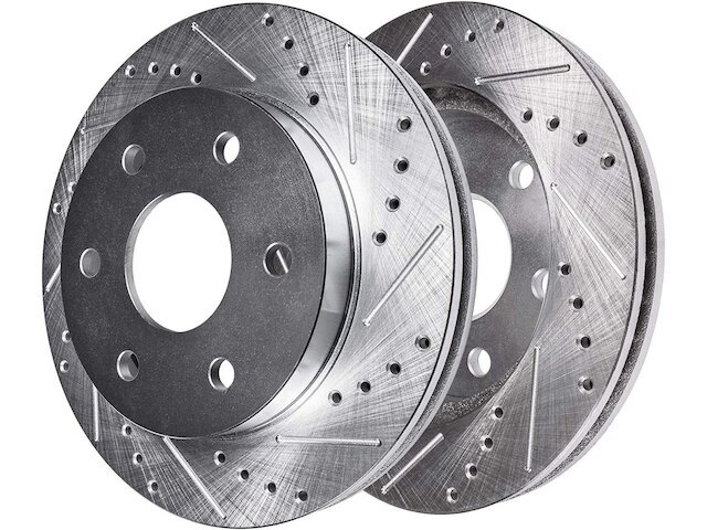 Detroit Axle 31MM62P Rear Brake Rotor Set Fits 2001-2006 Chevy Silverado 1500