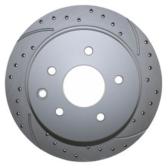 Bison Performance Rear Drilled Coated 291.5mm Brake Disc for Altima Juke Sentra
