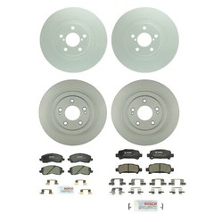 Bosch Front 293.3mm & Rear 289.7mm Brake Kit Disc Rotors Ceramic Pads For Subaru