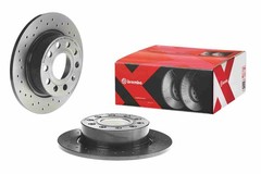 2x Brake Discs Pair fits SKODA OCTAVIA Mk1, Mk2, Mk3 Rear 00 to 20 253mm Set New
