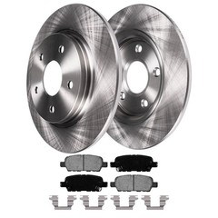 Rear Brake Pad Brake Rotors Ceramic Pad Kit