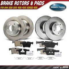 Front & Rear Disc Brake Rotors & Ceramic Brake Pads for BMW 328i 330i 428i 430i
