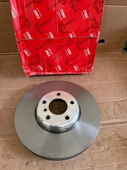 Fits BMW 5 6 7 Series Front Left Brake Disc Vented 34116785669 TRW DF6611S 348mm
