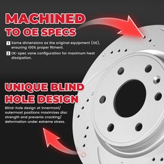 Front Rear Rotors & Brake Pads for 2011 – 2020 Dodge Durango Jeep Grand Cherokee