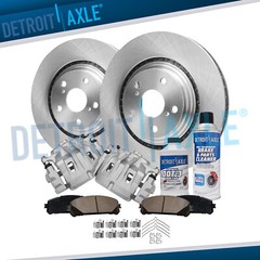 Front Disc Rotors Calipers Ceramic Brake Pads for Toyota Highlander Lexus NX200t