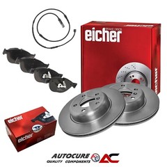 FOR BMW 5 SERIES 520D F11 MK6 2013 ONWARDS FRONT EICHER BRAKE DISCS & PADS SET