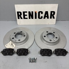 Polo GTI/Audi A1 2018-on Rear 272mm Brake Disc & Pad Set. 2Q0615601G Genuine