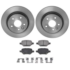 Brembo Rear Brake Kit 268mm Disc Rotors Ceramic Pads for Buick Encore Chevy Trax