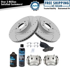 Front Brake Pad & Rotor Kit Fits 06-18 INFINITI 09-18 Nissan