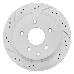 REAR Drilled Brake Rotors Ceramic Brake Pads for Nissan 350Z Rogue Infiniti G35