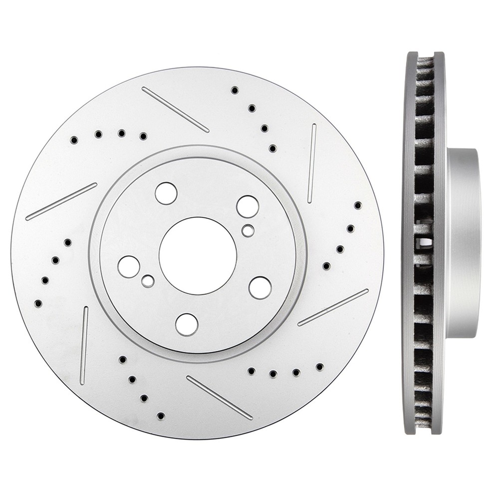For Toyota Matrix Pontiac Vibe Drilled & Slotted Front Brake Rotors Discs 2PCS