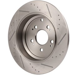 Rear Drilled Slotted Brake Rotors For ACURA MDX 2010 2011 2012 2013 ZDX