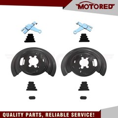 For Dodge 2002-2007 Ram 1500 Brake Backing Plates & Parking Brake Lever Kit New