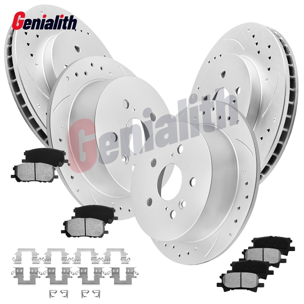Front Rear Disc Rotors + Ceramic Pads For 2004 – 2009 Lexus RX330 RX350 RX400h