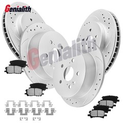 Front Rear Disc Rotors + Ceramic Pads For 2004 – 2009 Lexus RX330 RX350 RX400h