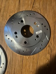 REAR DISC-DRILLED AND SLOTTED ROTORS (2003-2007 HONDA ACCORD)