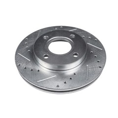 Front Drilled and Slotted Disc Brake Rotors for Mazda 2 Scion iA Toyota Yaris iA