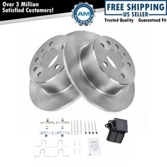 Rear Brake Rotor And Ceramic Pad Pair Set Kit & 1154200072 for Mercedes