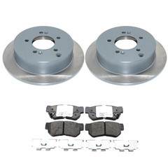 DuraGo Rear Rotors TRW Pro Ceramic Disc Brake Pads Kit For Santa Fe Kia Sportage