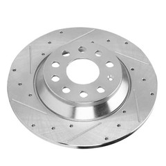 Rear Drilled Disc Brake Rotors for Audi Q3 TT Quattro Volkswagen Jetta Tiguan