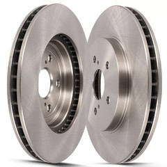Front 2X Vented Brake Rotors For Chevrolet For Silverado 3500 Hd 2011 – 2025