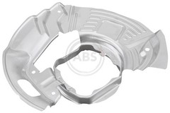 ABS 11237 Front Left Brake Disc Splash Panel Fits Bmw 5 Series 34111162955