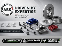 ABS 17813 Front Brake Discs Pair 254mm Vented Fits Daihatsu Subaru Justy Materia