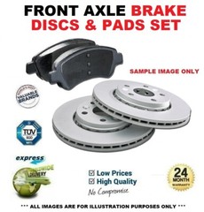 Front Axle BRAKE DISCS + BRAKE PADS SET for FORD RANGER 3.2 TDCi 2011-on