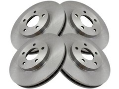 TRQ 31MM88P Front Brake Rotor Set Fits 2002-2004 Chevy Venture AWD