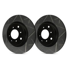 For Ford F-350 95-98 SP Performance Peak Slotted 1-Piece Front Brake Rotors