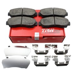 DuraGo Front Rear Disc Brake Rotors TRW Ceramic Pads Kit for CRV 2.4L RDX 2.3 L4