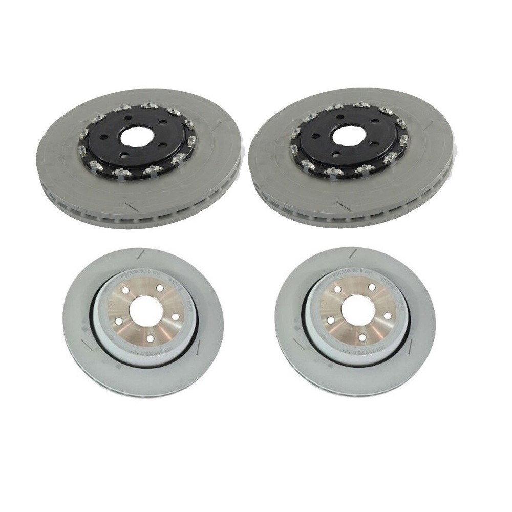 Genuine Front 380mm and Rear 350mm Disc Rotors Kit For Grand Cherokee Trackhawk