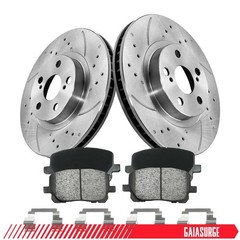 Front Brake Rotors Pads Kits for 2003-2008 Toyota Corolla Matrix Pontiac Vibe