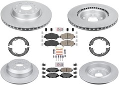 Coated Off Road Performance Disc Brake Rotors For 2018-21 Jeep Wrangler Sport S