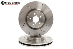 Front Brake Discs 326mm Compatible Impreza Wrx Sti WR1 With 5 x 100mm Pcd