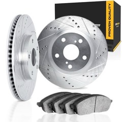 For BMW 318i 2018 Rotor Set Rear | Excluded Calipers | Cast Iron | Vented Rotor