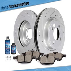 FRONT BRAKES ROTORS + CERAMIC PADS FOR 2002 2003 2004 2005 MINI COOPER R-34231