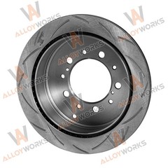 Fit Toyota LandCruiser Tundra Rear T3 4000 4×4; Slotted Brake Rotor Single 345mm