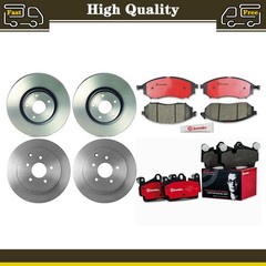 Brake Pads Rotors Set Front Rear Fits INFINITI FX35 3.5L INFINITI M35h 3.5L