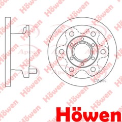Fits Iveco Daily 1989-2006 2.3 D 2.5 2.8 3.0 Brake Disc Front Howen 42470842
